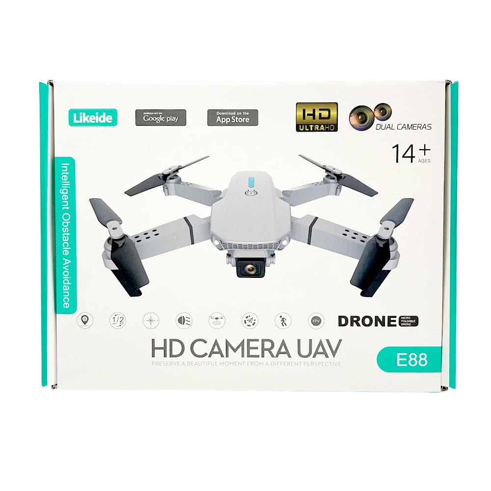 Drone E88 4K HD Dual Camera UAV / Plegable y Portátil - Home Elegance - Titan.com.pa - 8920231016200