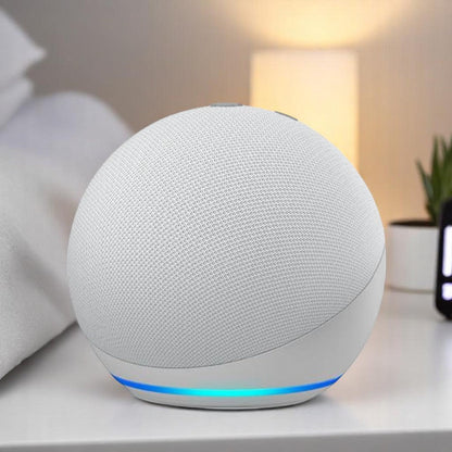 Echo Dot Amazon 5th Generación Glacier White - Amazon - Titan.com.pa - 2150109212359