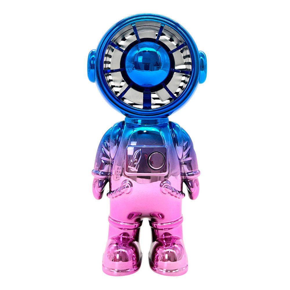Abanico de mesa recargable con diseño de astronauta Home Elegance.