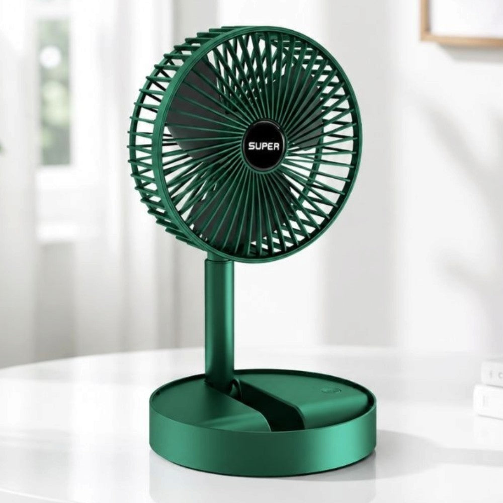 Abanico de mesa plegable recargable USB Home Elegance.