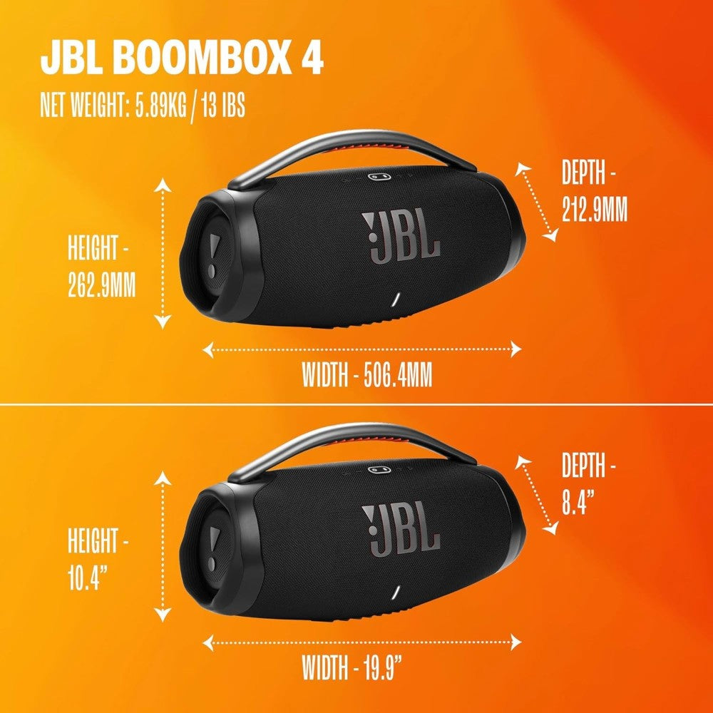 Bocina Portátil JBL / Boombox 4 - Black - Bluetooth - JBLBOOMBOX4BLKAM