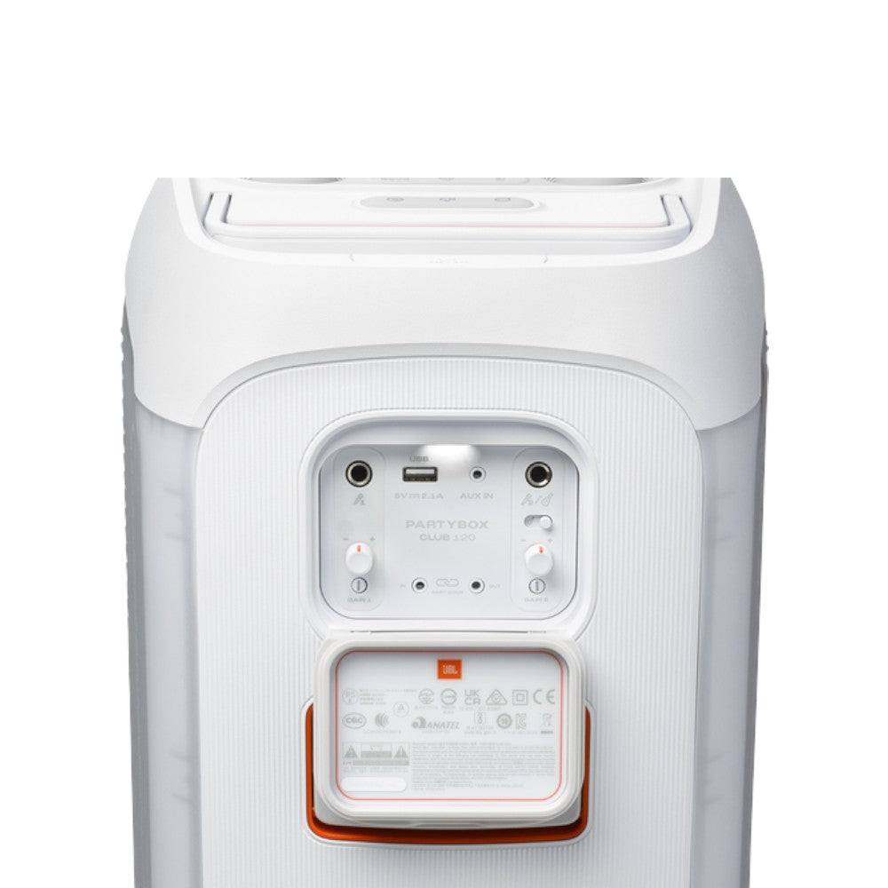 Bocina JBL PartyBox 120 / 160W / Blanco