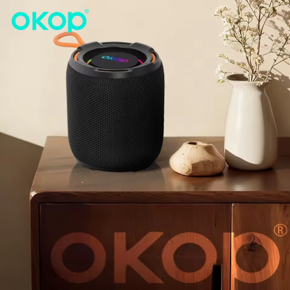 Bocina Inalámbrica OKOP 10W Bluetooth con RGB | Titán Panamá