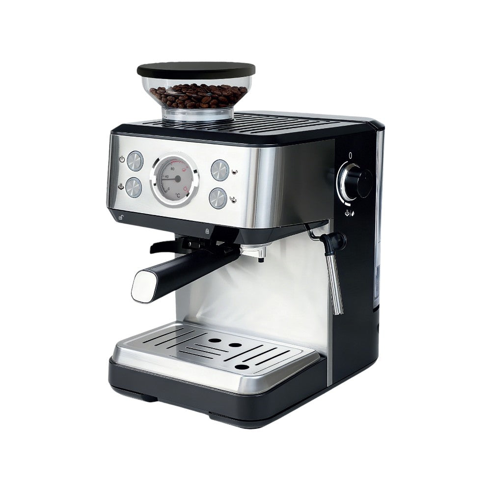 Cafetera Sankey CM-E1221GR de 12 tazas con molino integrado