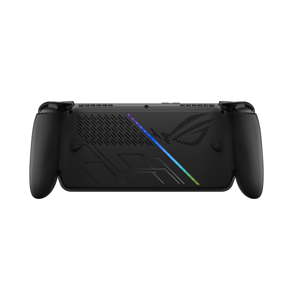 Consola portátil ASUS ROG Ally negra con pantalla táctil Full HD de 7 pulgadas.
