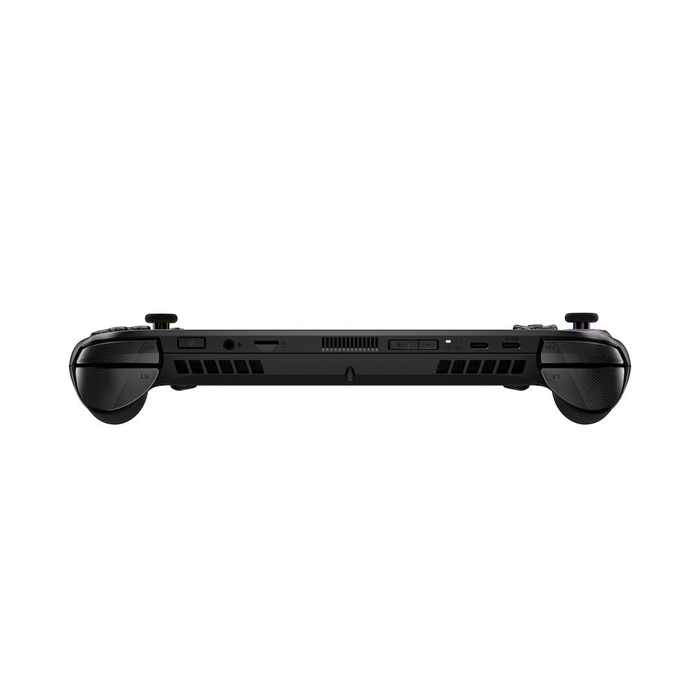 Consola portátil ASUS ROG Ally negra con pantalla táctil Full HD de 7 pulgadas.