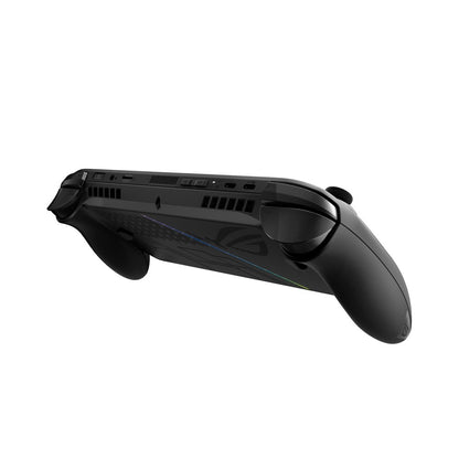 Consola portátil ASUS ROG Ally negra con pantalla táctil Full HD de 7 pulgadas.