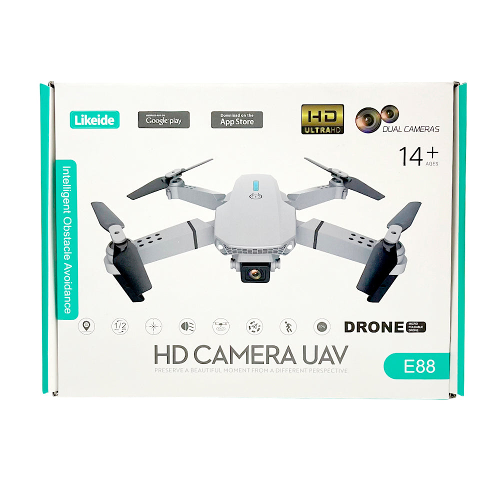 Drone E88 4K HD Dual Camera UAV / Plegable y Portátil
