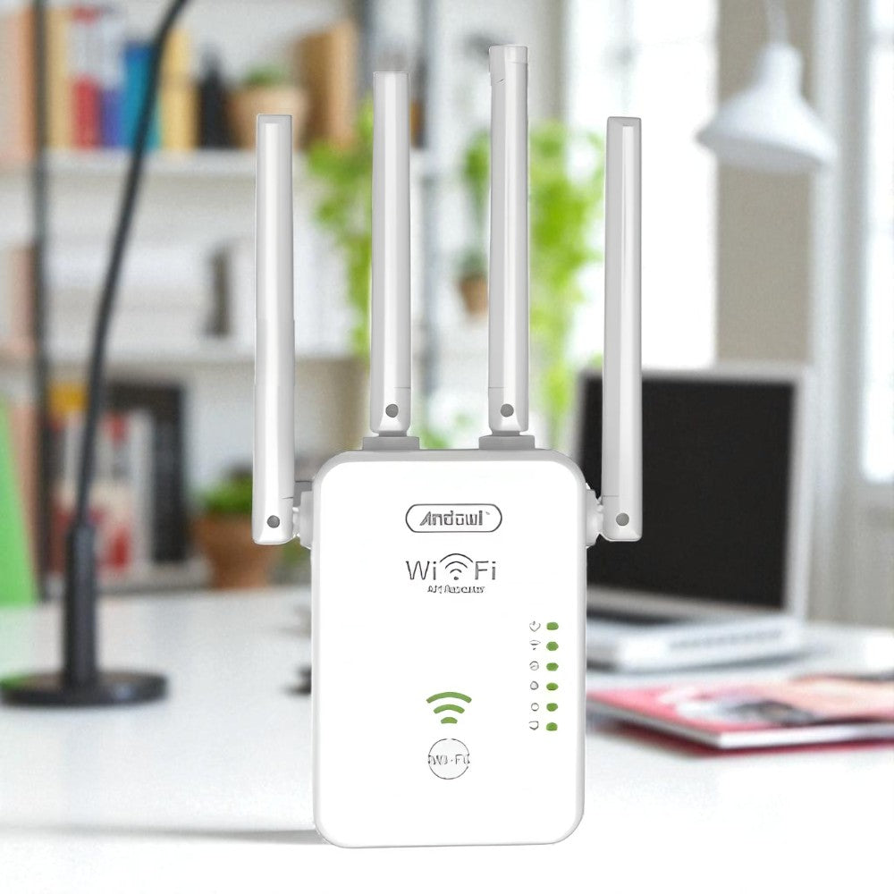 Router WiFi Q-A240 / 900Mbps 2.4GHz / Conexión Estable y Rápida