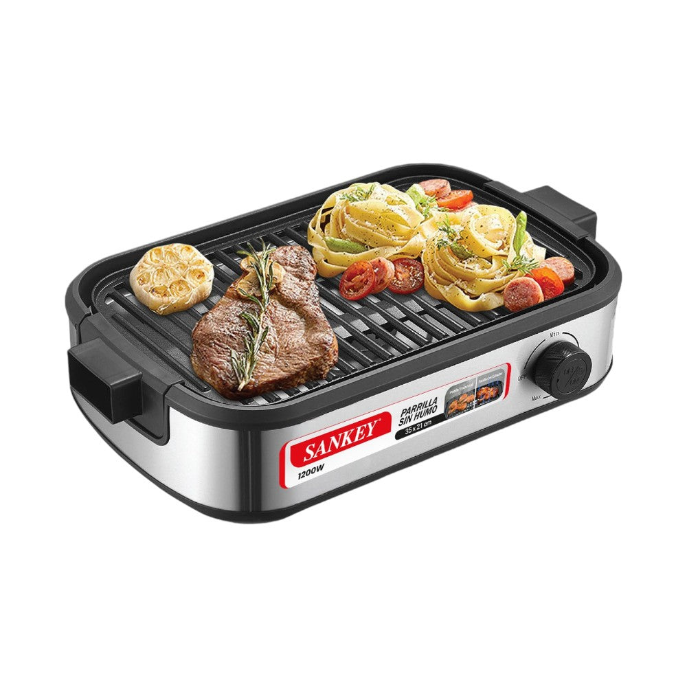 Parrilla eléctrica Sankey SA-1181SMS de 35 x 21 cm