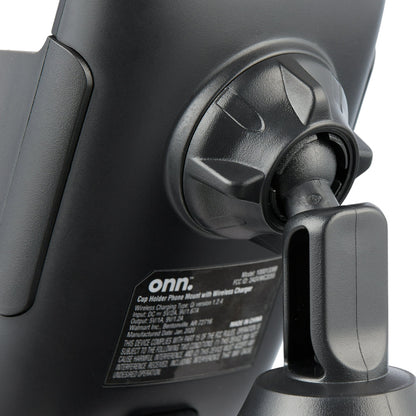 Soporte de Celular ONN Para Automóvil / Con Cargador Inalámbrico
