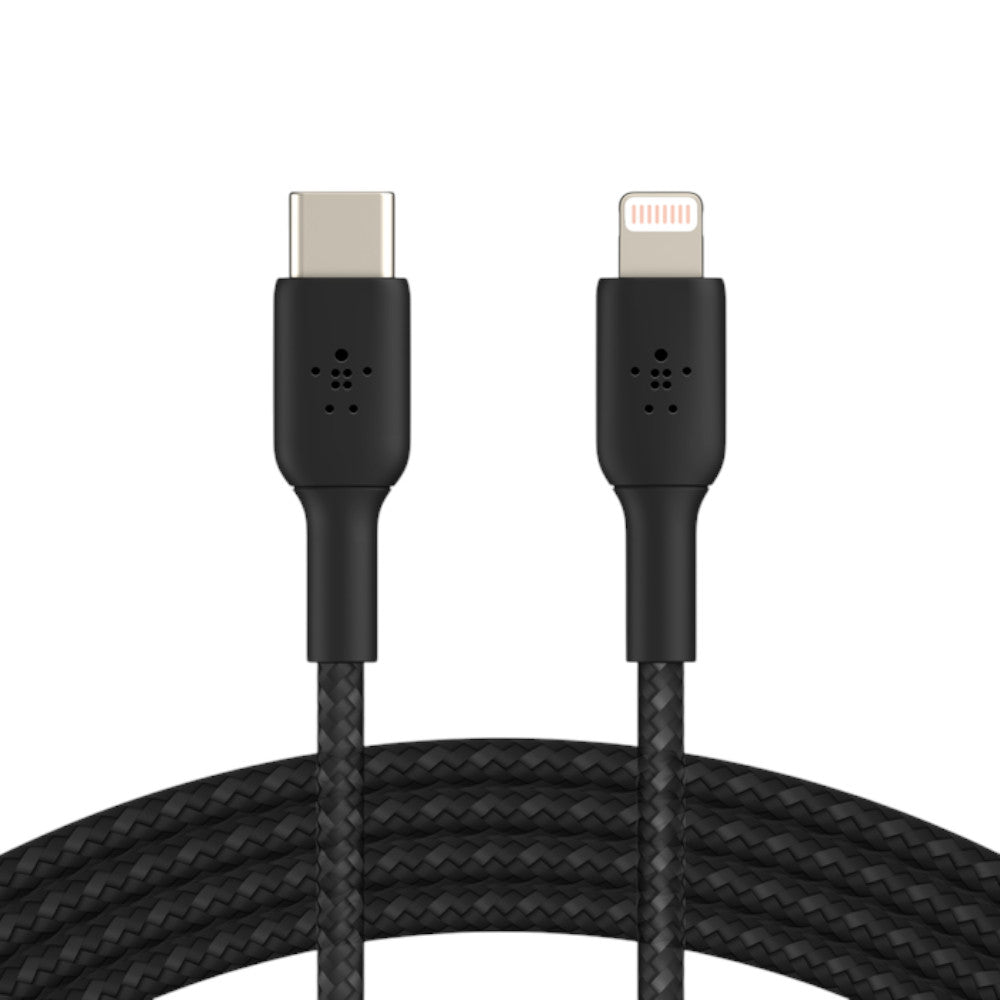 Cable Trenzado Usb-C Belkin Lightning BoostCharge / 1M / Negro