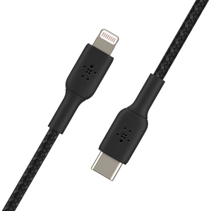 Cable Trenzado Usb-C Belkin Lightning BoostCharge / 1M / Negro