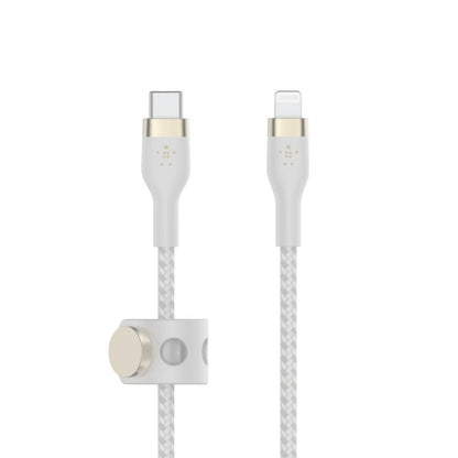 Cable Usb-C Belkin Conector Lightning 3Mt / Blanco