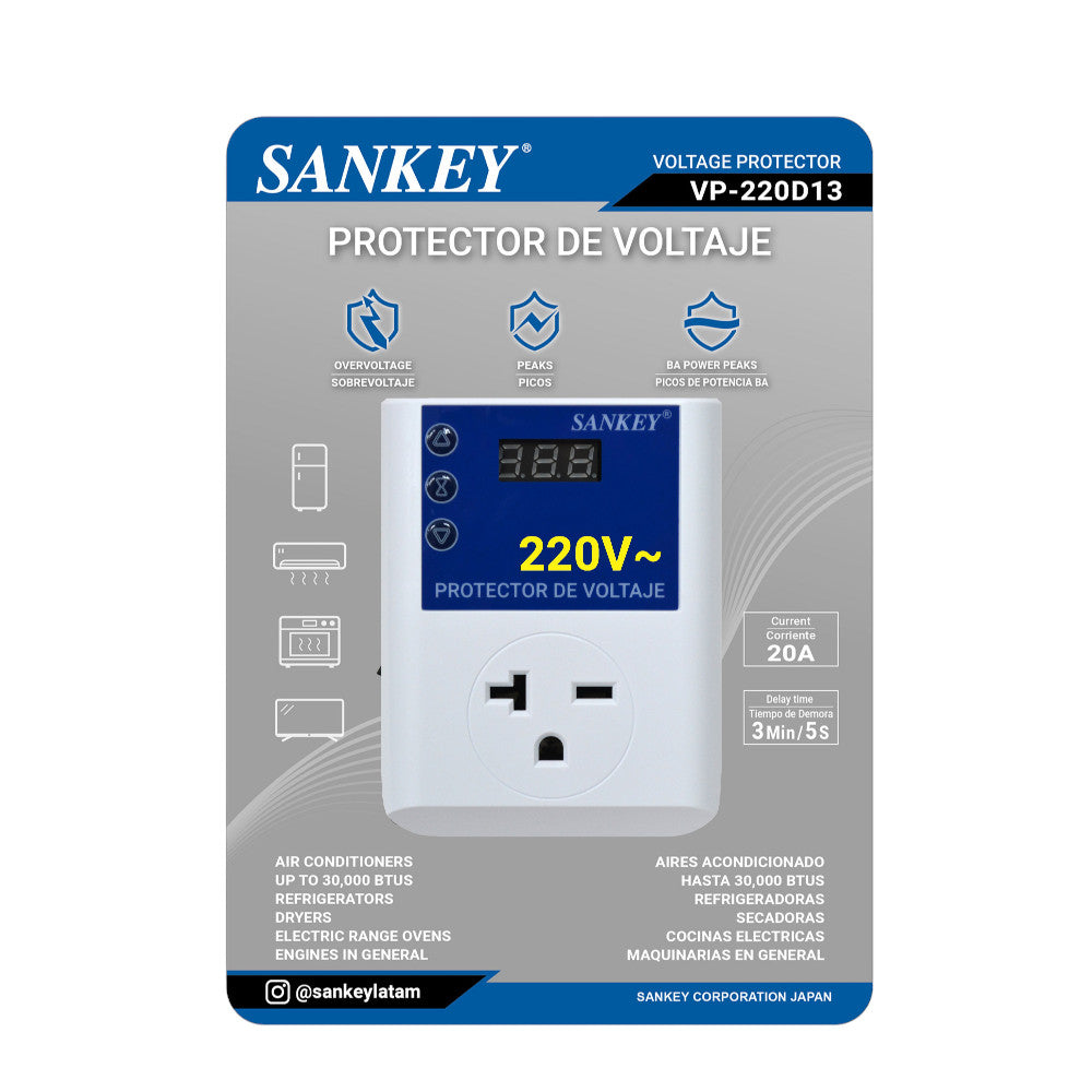 PROTECTOR DE VOLTAJE SANKEY 220V