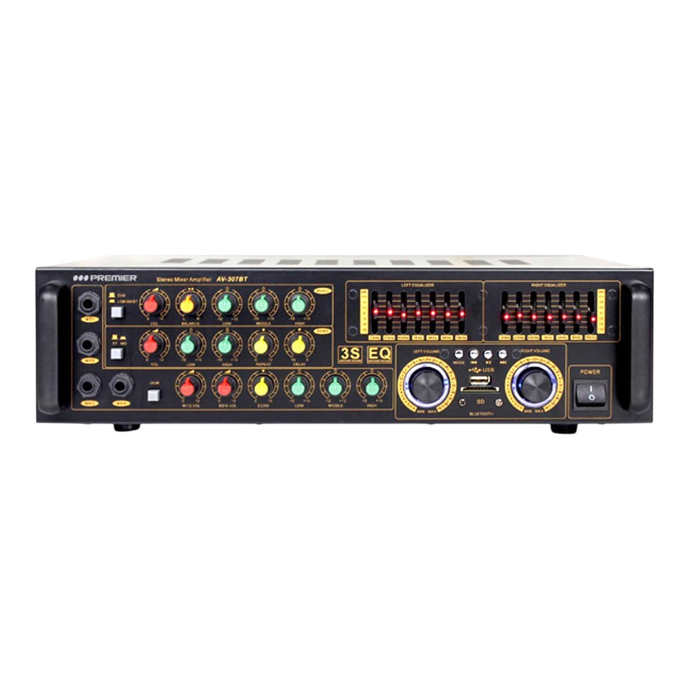 Amplificador Premier 8000W / Bluetooth / USB