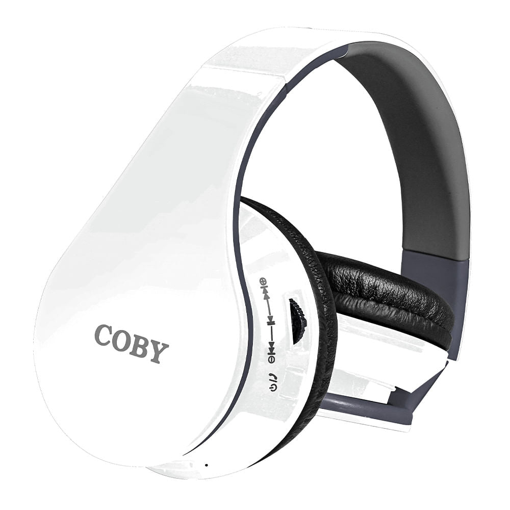 Audifonos Coby Con Bluetooth Contour Blanco