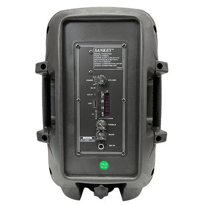 Bocina Portátil Sankey de 8" / Bluetooth / TWS – 10W