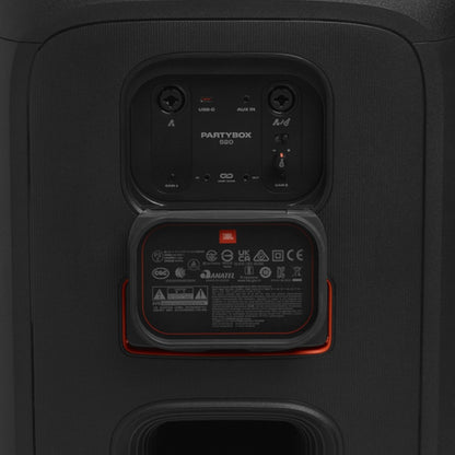 JBL PartyBox 520 / 400W / Sonido Extremo + Luces / Negro