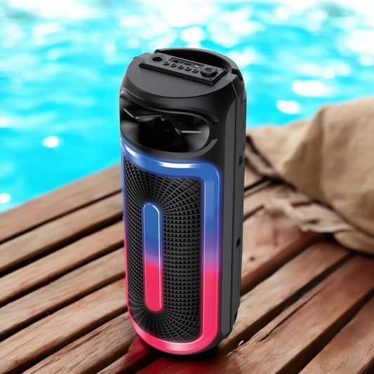 Bocina Recargable Premier 2x8" / FM / USB / 35000 W