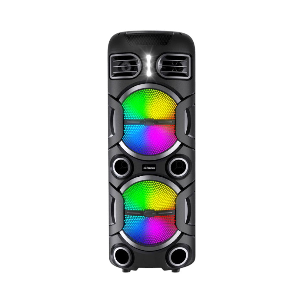 Bocina Recargable Premier 8Plg X2 / Fm/Usb / 32000w