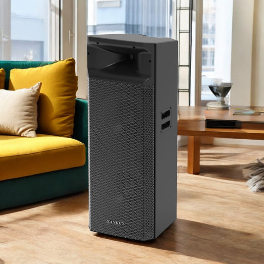 Bocinas Sankey de 15"x2 Con Amplificador