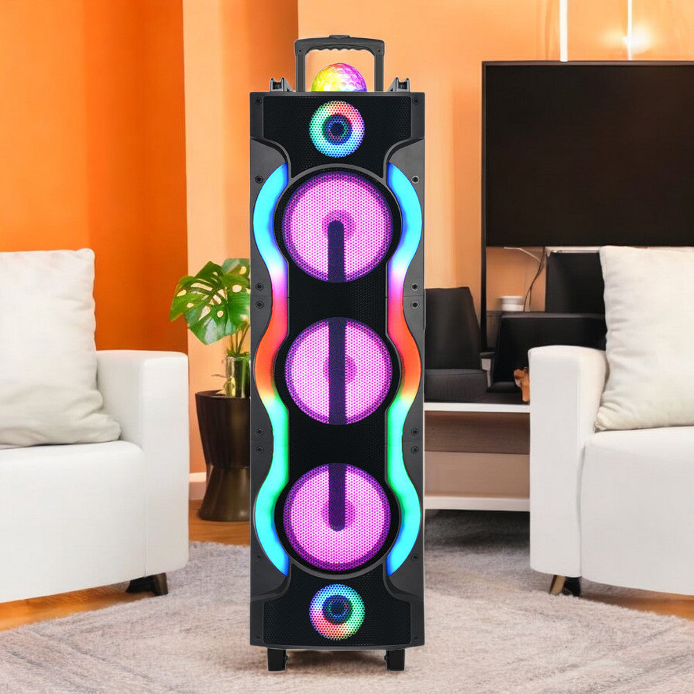 Bocina Premier 10"x3 / FM / BT / USB / Mic