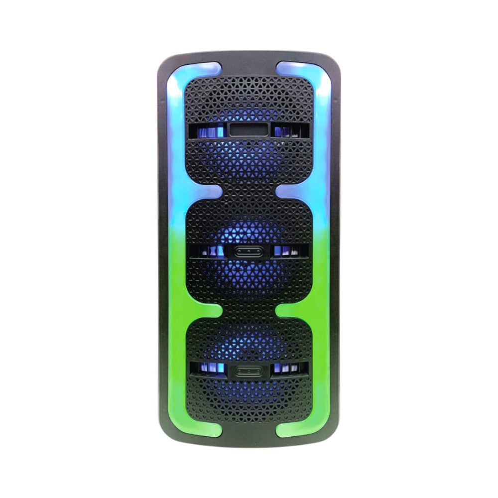 Bocina Recargable Premier 6.5" X3 / FM/Micrófono / 34000 w