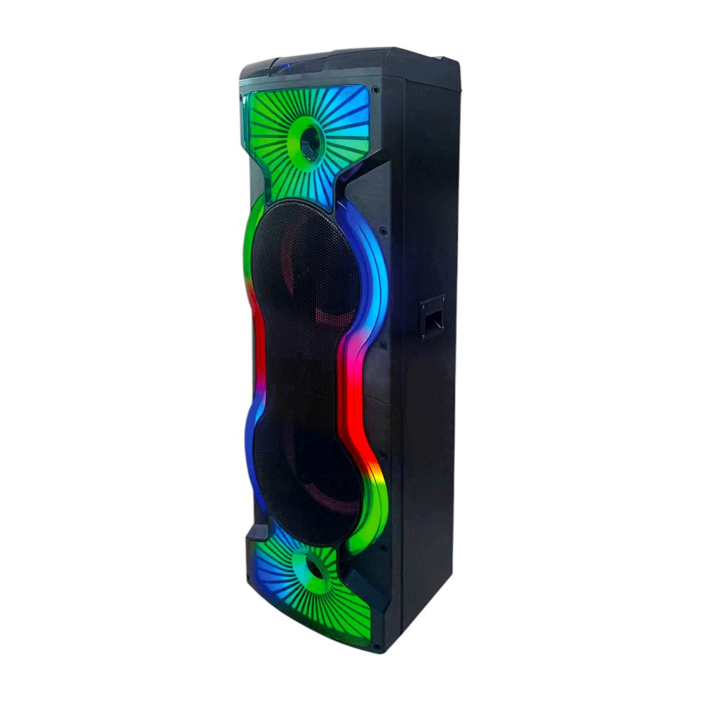Bocina Sankey 2x12" / Bluetooth / USB / TF / FM / AUX / Karaoke