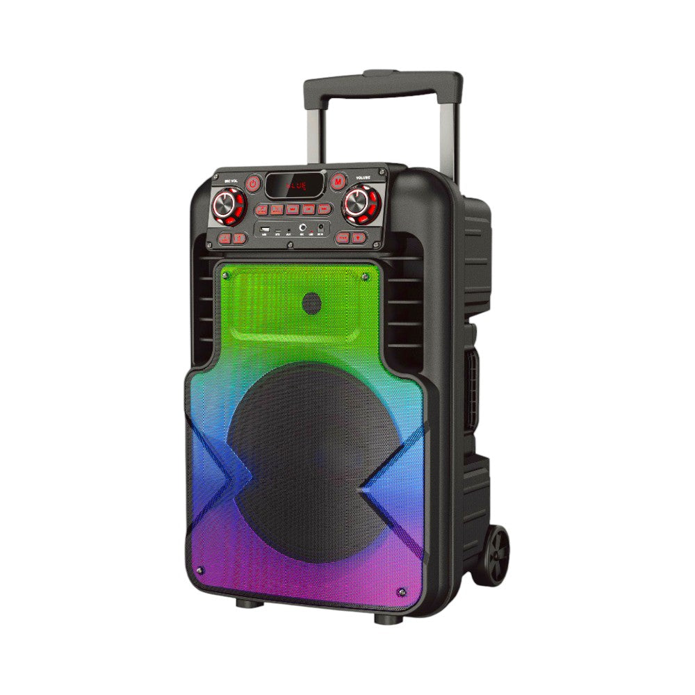 Bocina Sankey 12" / 50w / Bluetooth / LED / USB / FM / AUX / Karaoke