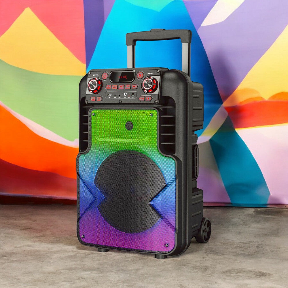 Bocina Sankey 12" / 50w / Bluetooth / LED / USB / FM / AUX / Karaoke
