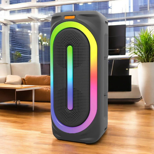 Bocina Sankey Recargable 2x8" / 16W / LED / Bluetooth