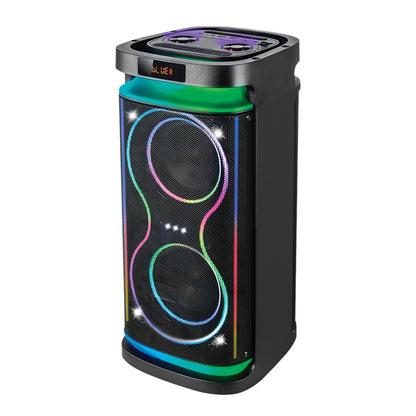 Bocina Portátil Sankey PA-65DCM11 / Bluetooth / 2x6.5” /Karaoke / Luz LED /Micrófono Incluido