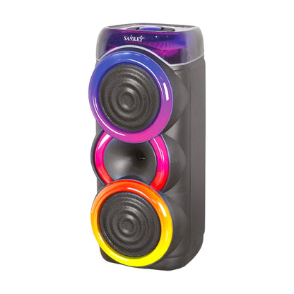 Bocina Portátil Sankey 2x8" / Recargable / 40W