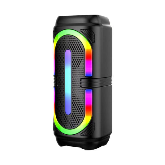 Bocina Recargable Premier 2x4" / FM / BT / USB / TF / Mic / TWS / Karaoke