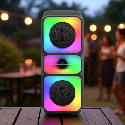 Bocina Recargable Premier 2x4" / FM / USB / BT / TWS / 25,000 W