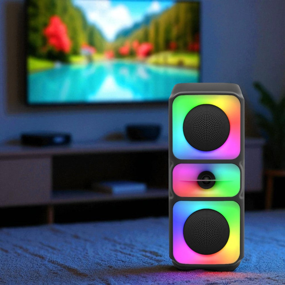 Bocina Recargable Premier 2x4" / FM / USB / BT / TWS / 25,000 W