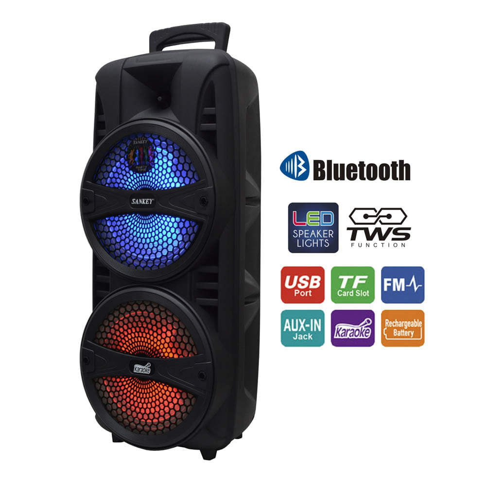 Bocina Portátil Sankey Recargable de 8"