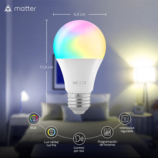 Foco Led Inteligente Nexxt Solutions Wi-Fi® / 110V