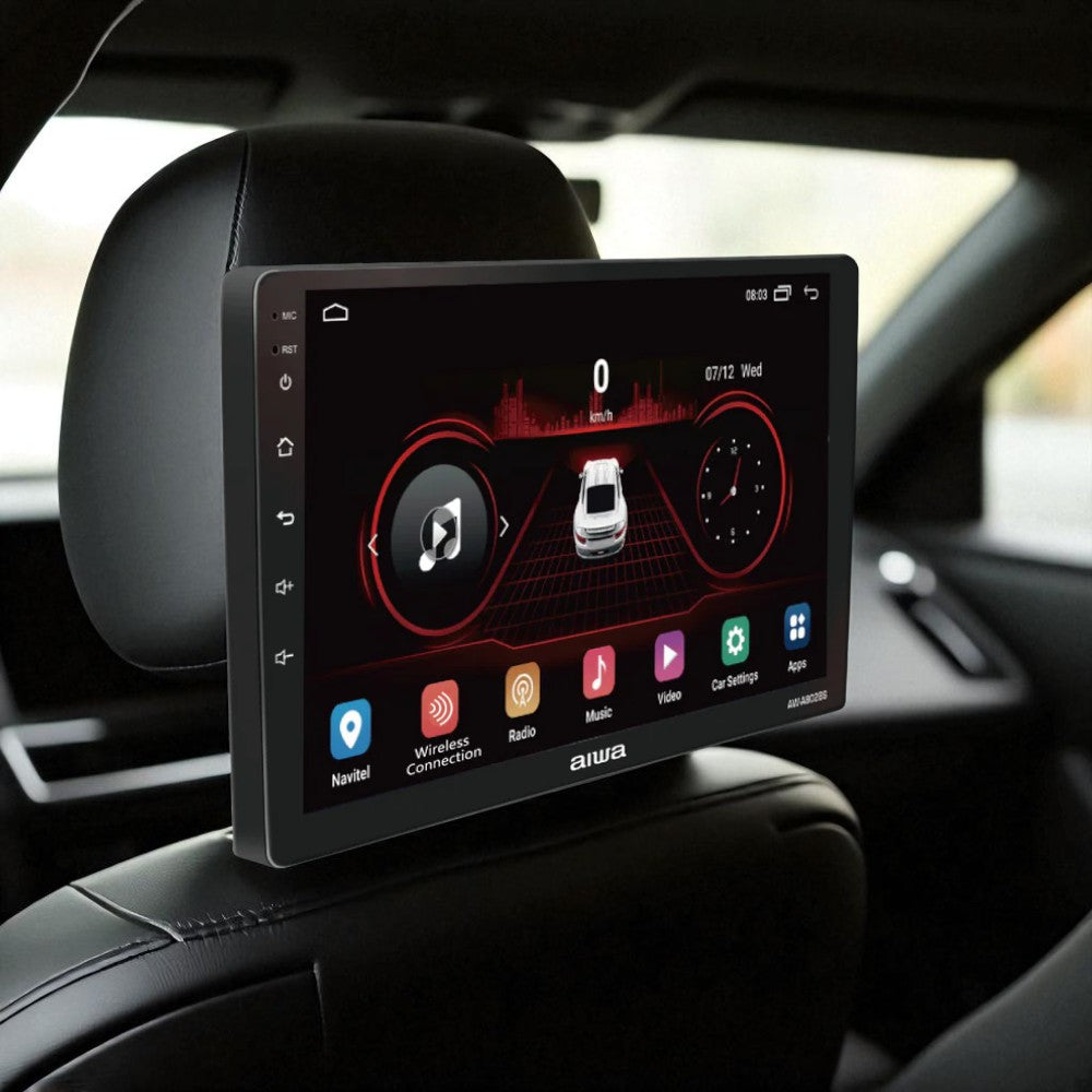Pantalla Táctil Aiwa QLED 9" Con GPS Para Carro | Negro | AW-A802BS