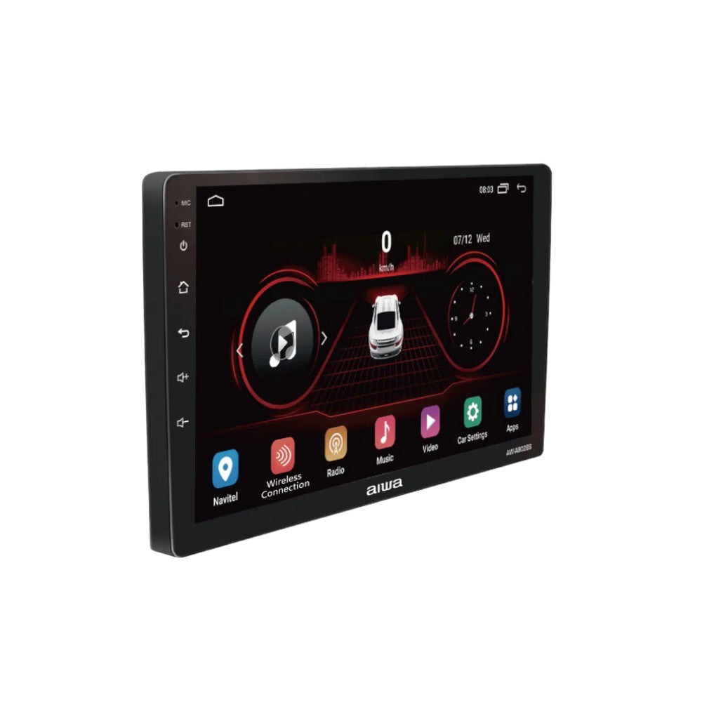 Pantalla Táctil Aiwa QLED 9" Con GPS Para Carro | Negro | AW-A802BS