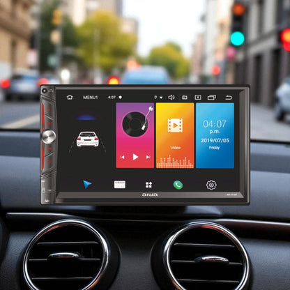 Reproductor Multimedia Aiwa 7" Para Carro | Negro | AW-701BT