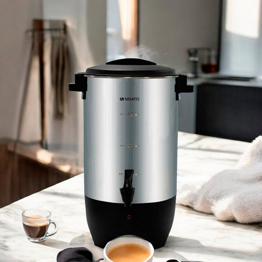 Cafetera Nisato 6.5Lt/45Tz - Acero Inoxidable