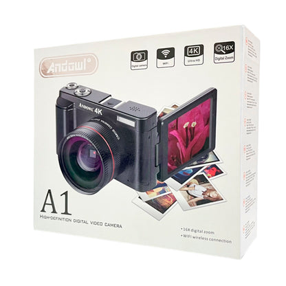 Cámara Digital Home Elegance Andowld A1 / 4K Ultra HD / Negra