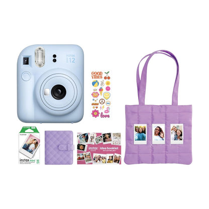 Cámara Fujifilm Instax Mini 12 / Pastel Blue / Kit Completo