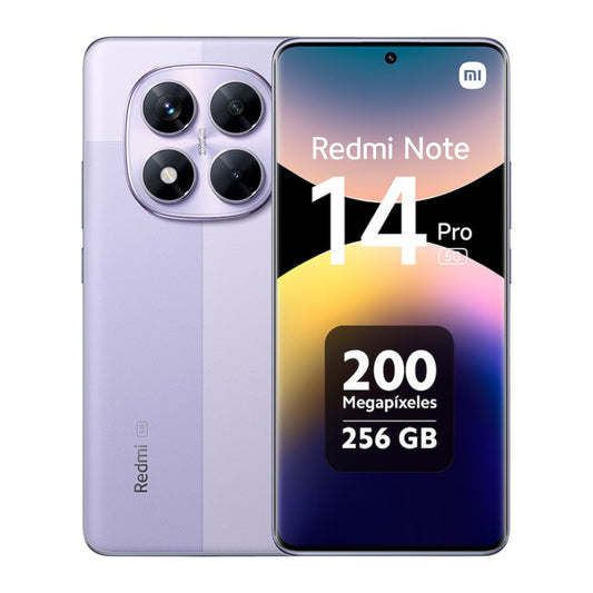 Xiaomi Redmi Note 14 Pro 5G en Titan Panamá con cámara 200MP, pantalla AMOLED 120Hz, IP68, Dimensity 7300 Ultra y batería 5110 mAh con carga 45W.