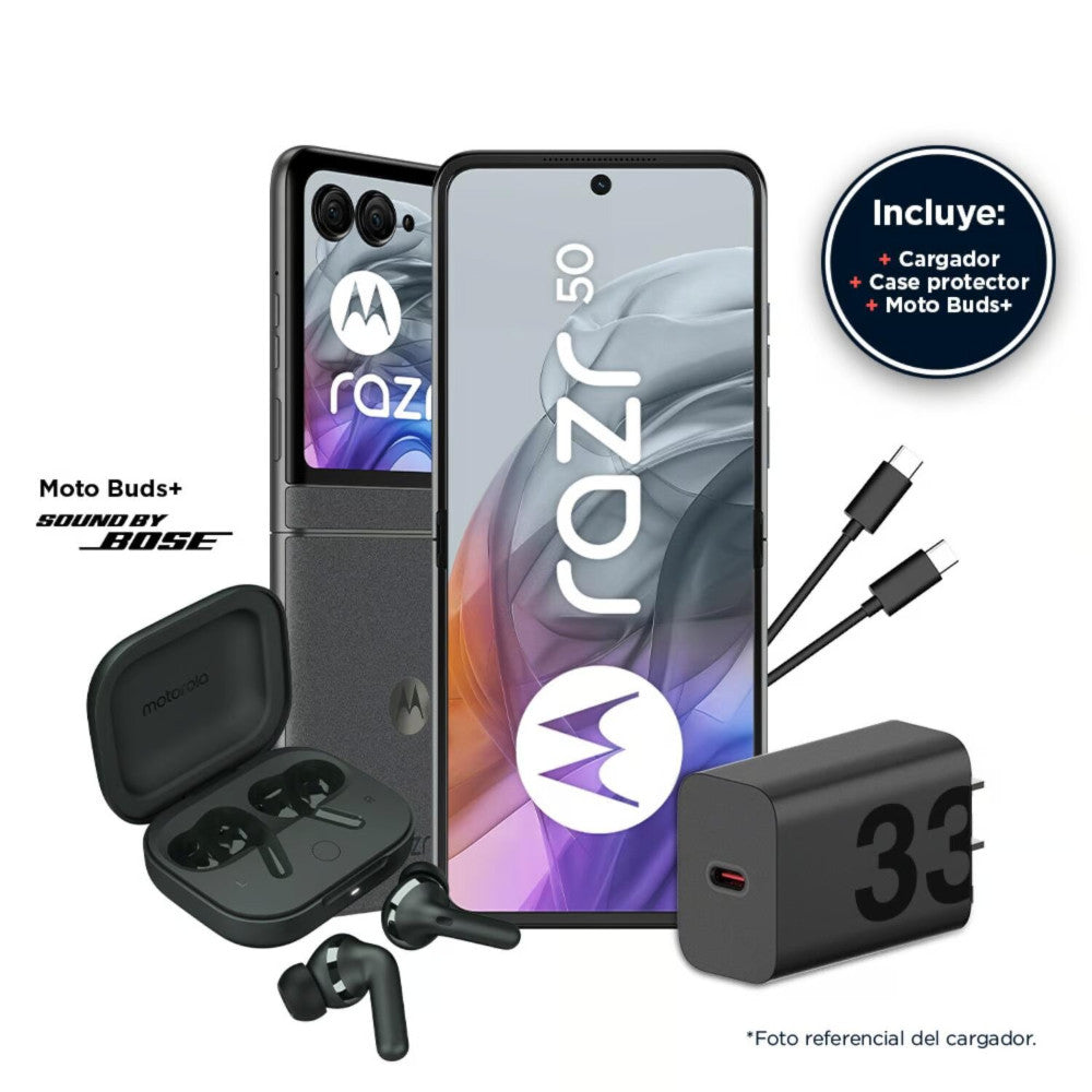 Celular Motorola Razr 50 / 12Gb Ram / 512Gb SSD / Gris