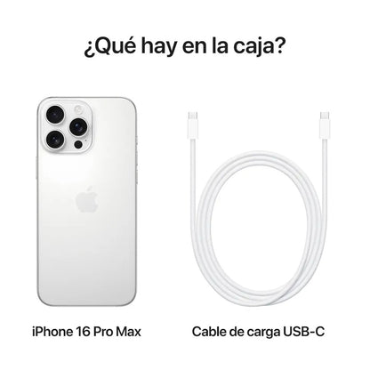 iPhone 16 Pro Max de 256Gb / Blanco / E-SIM