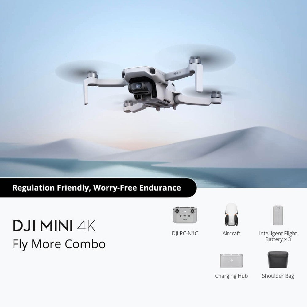 Drone Mini DJI 4K Fly More Combo