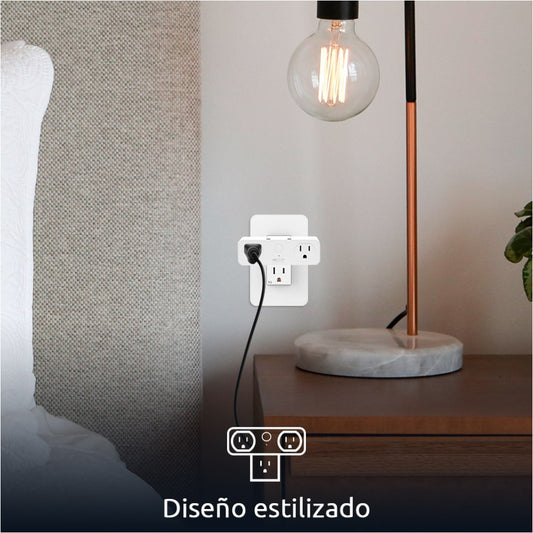 Protector de Voltage Nexxt Solutions 110V / Con Puerto USB